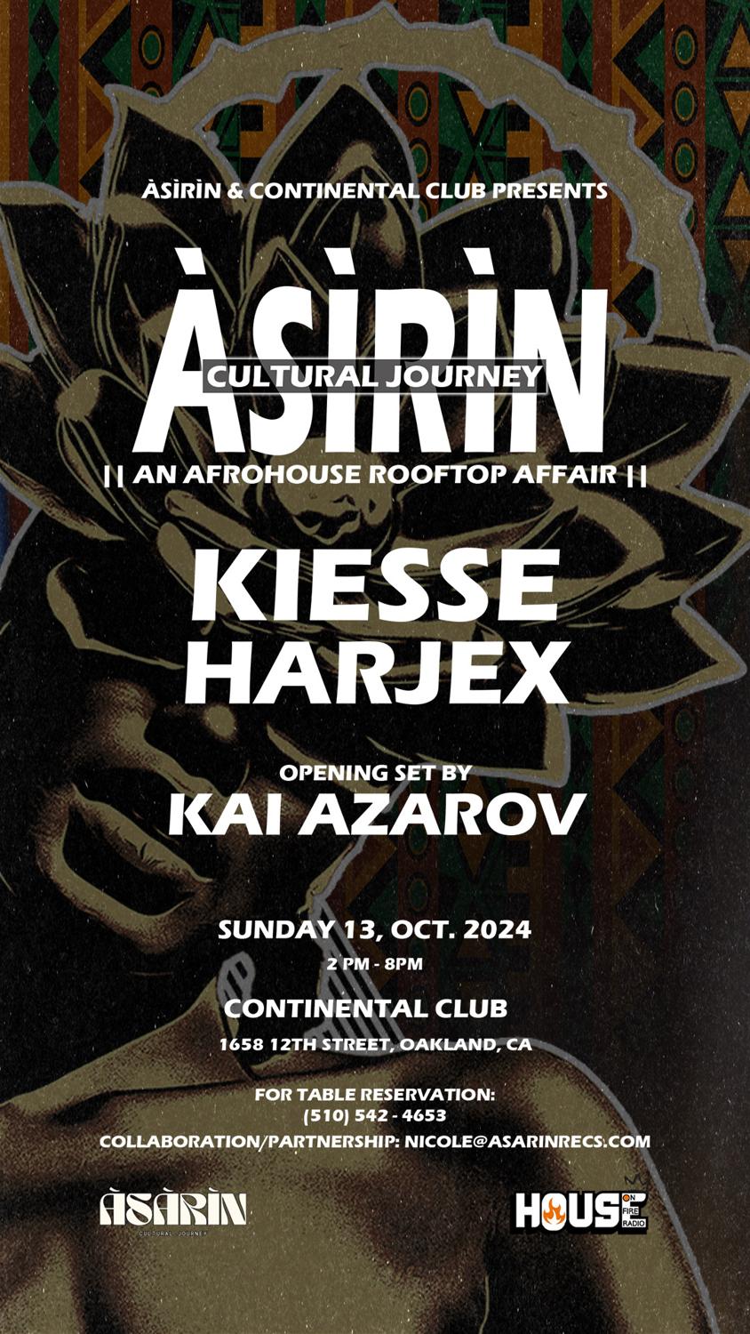 Àsàrìn: An Afrohouse Rooftop Affair With Kiesse, Harjex & Mai Azarov