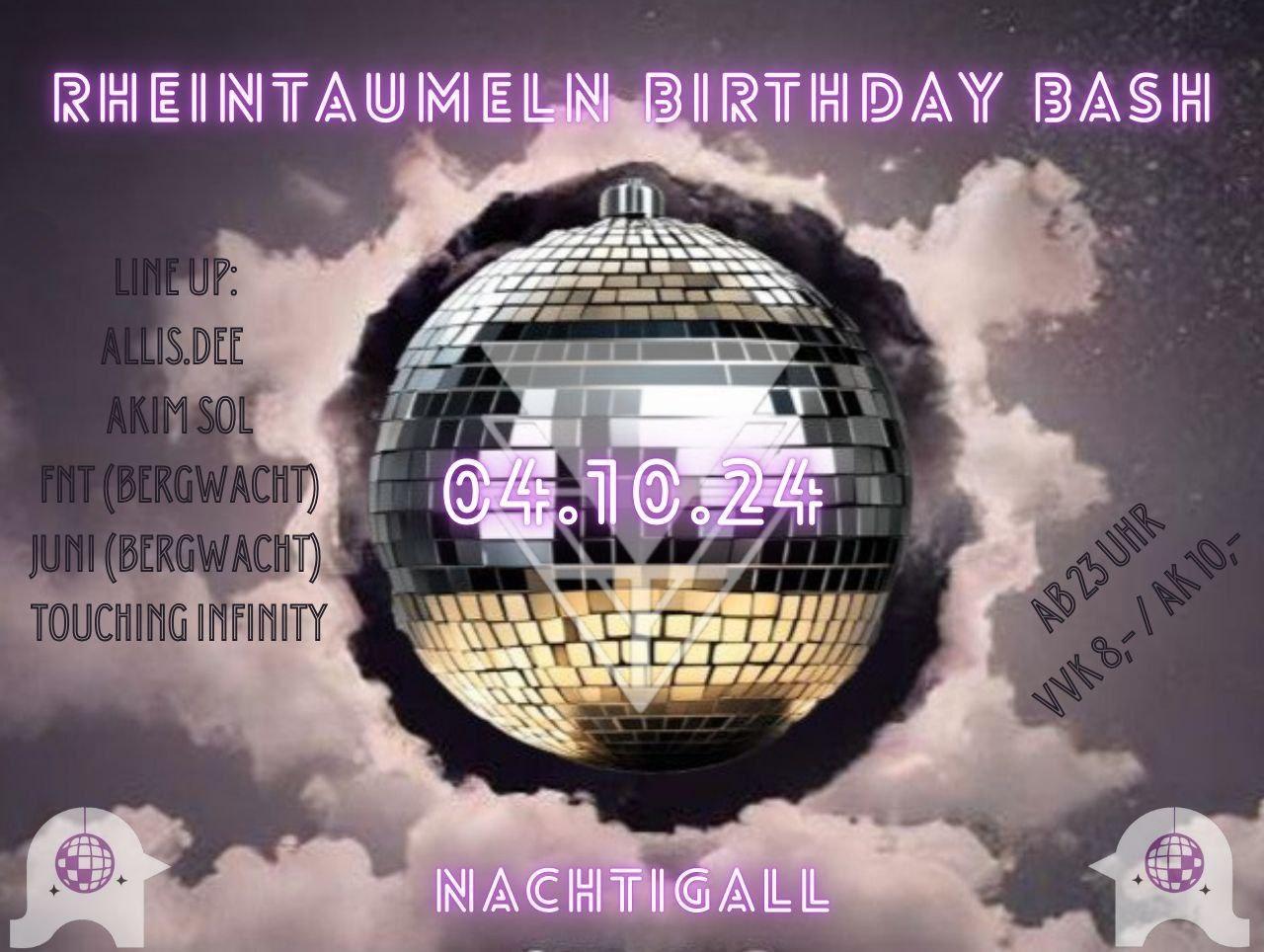 Rheintaumeln Birthday Bash (4 Jahre)