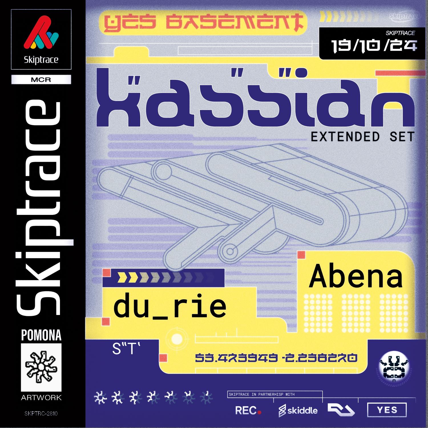 Skiptrace Presents: Kassian (Extended Set), Abena + Du_Rie