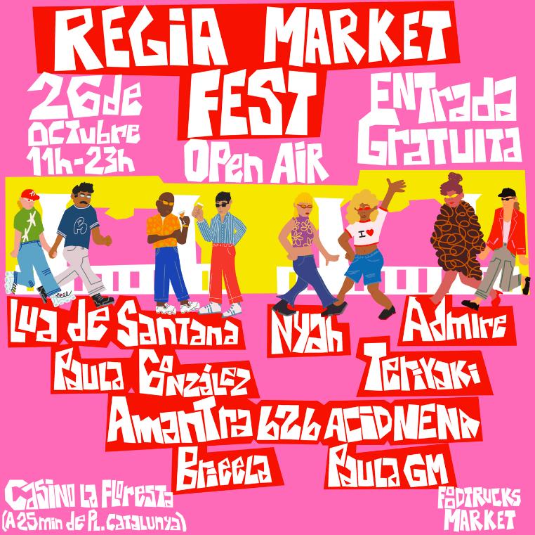 Free Entrance - Regia Market Fest W/ Lua De Santana, Amantra B2B Acid Nena & Many More