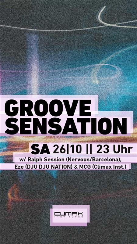 Groove Sensation With Ralph Session, Eze & Mcg