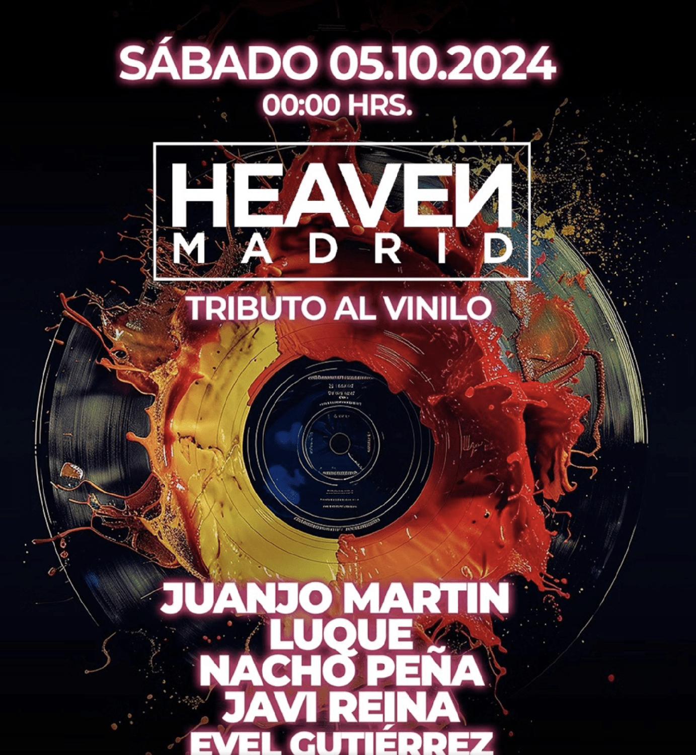 Heaven Madrid: Tributo Al Vinilo