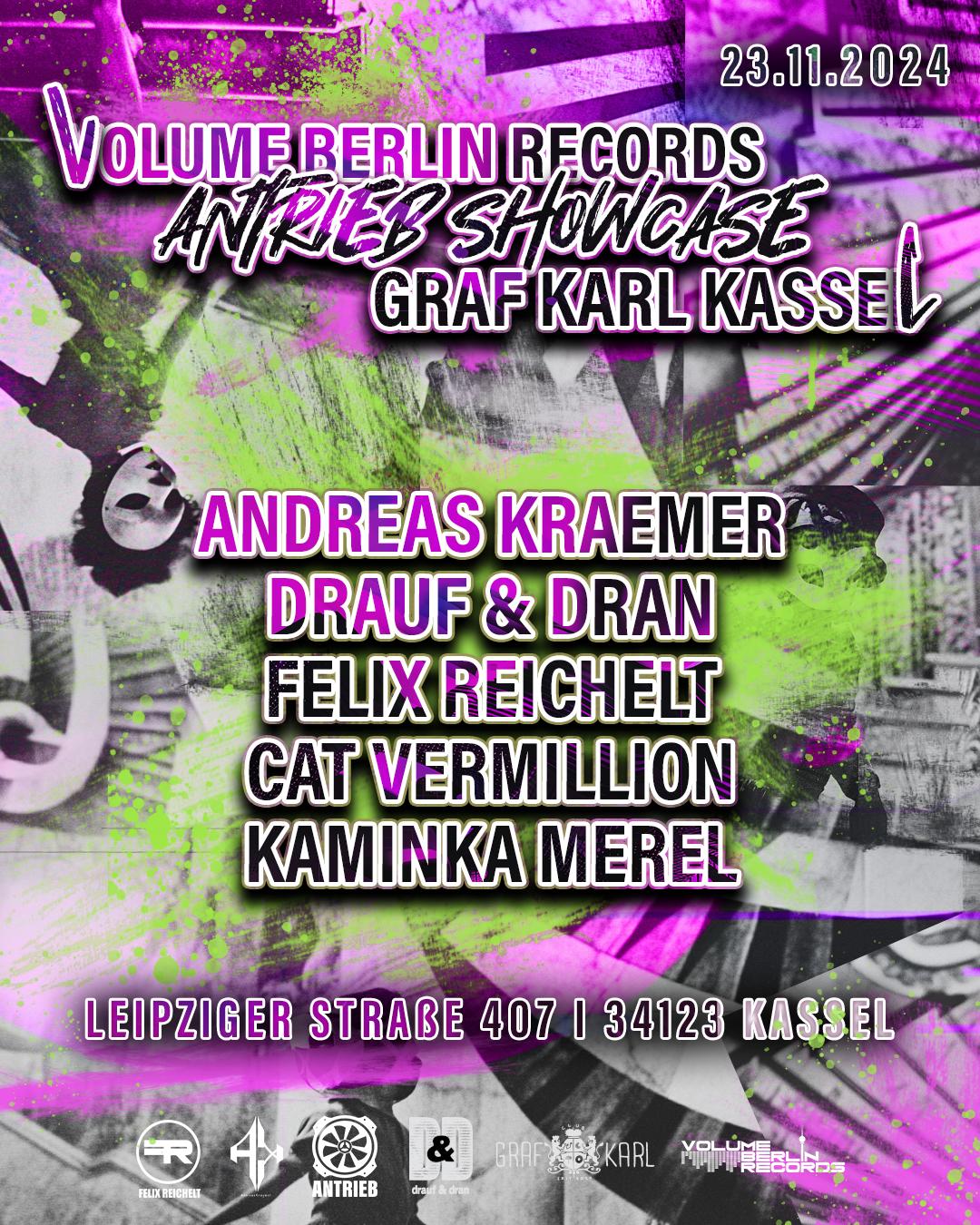 Volume Berlin Records Antrieb Showcase