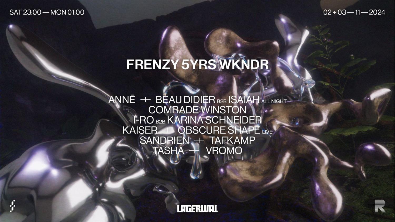 Frenzy 5Y Anniversary Weekender