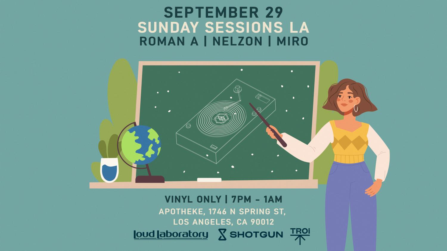 Sunday Sessions La (Vinyl Only) [Tickets Avail At The Door] Open-Air