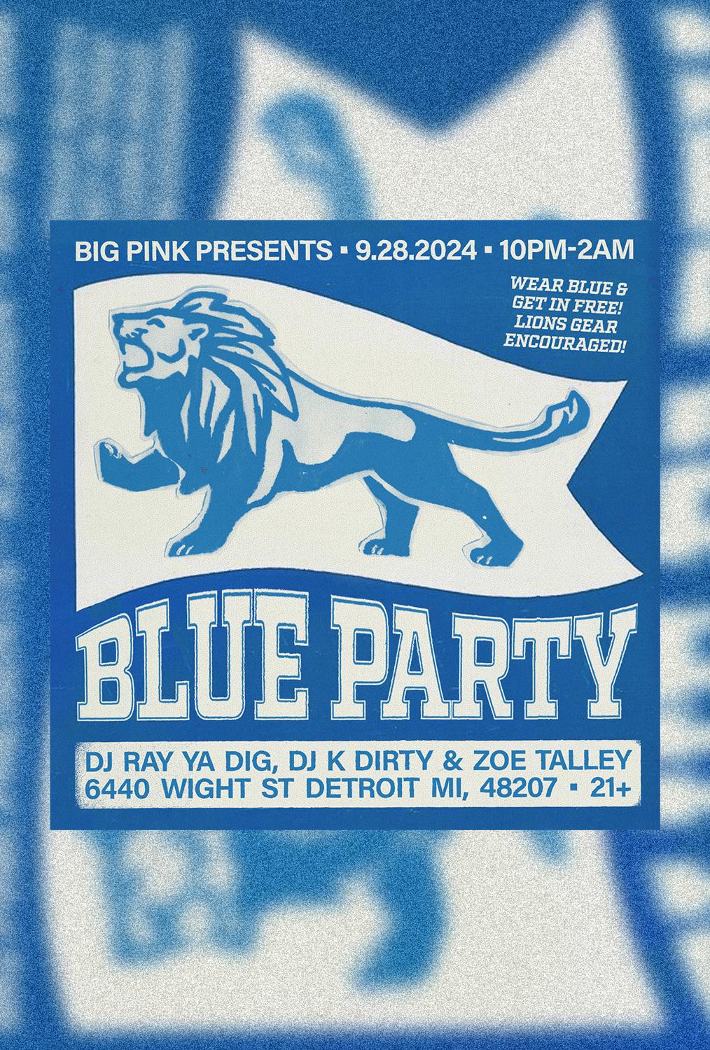 Blue Party: Hip Hop Night (Wear Blue = Free Entry)