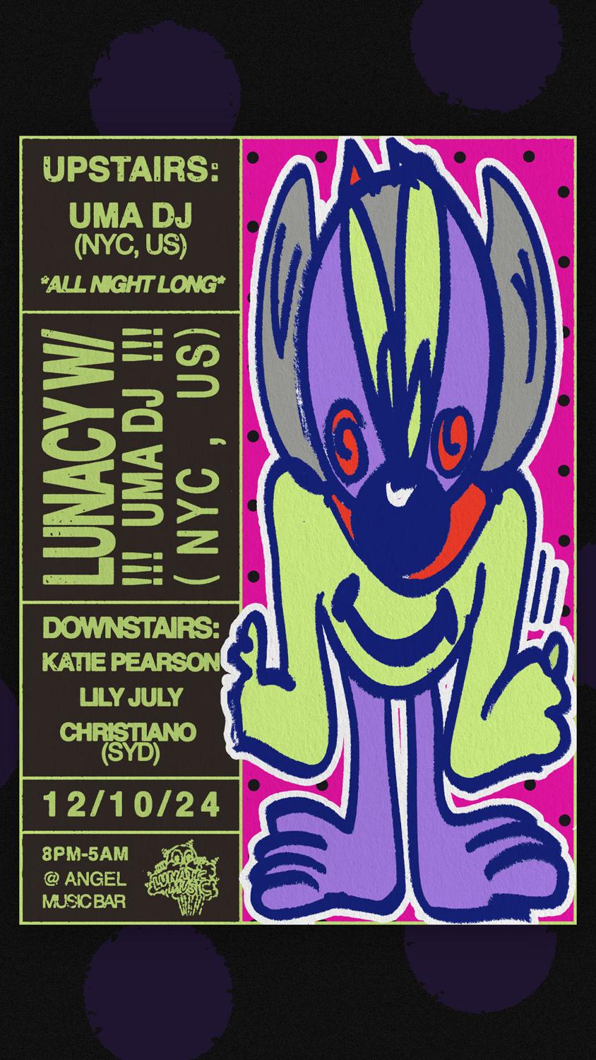 Lunacy With Uma Dj (Nyc, Us)