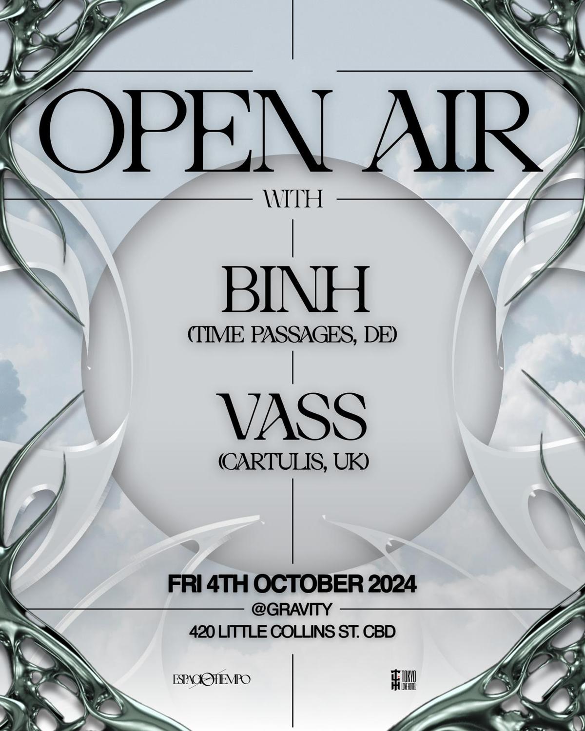 Open Air W Binh (Time Passages) & Vass (Cartulis)