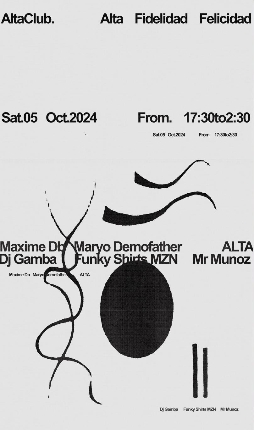 Alta Fidelidad Club X Maxime Db, Maryo, Demofather & Simple Times Takeover 