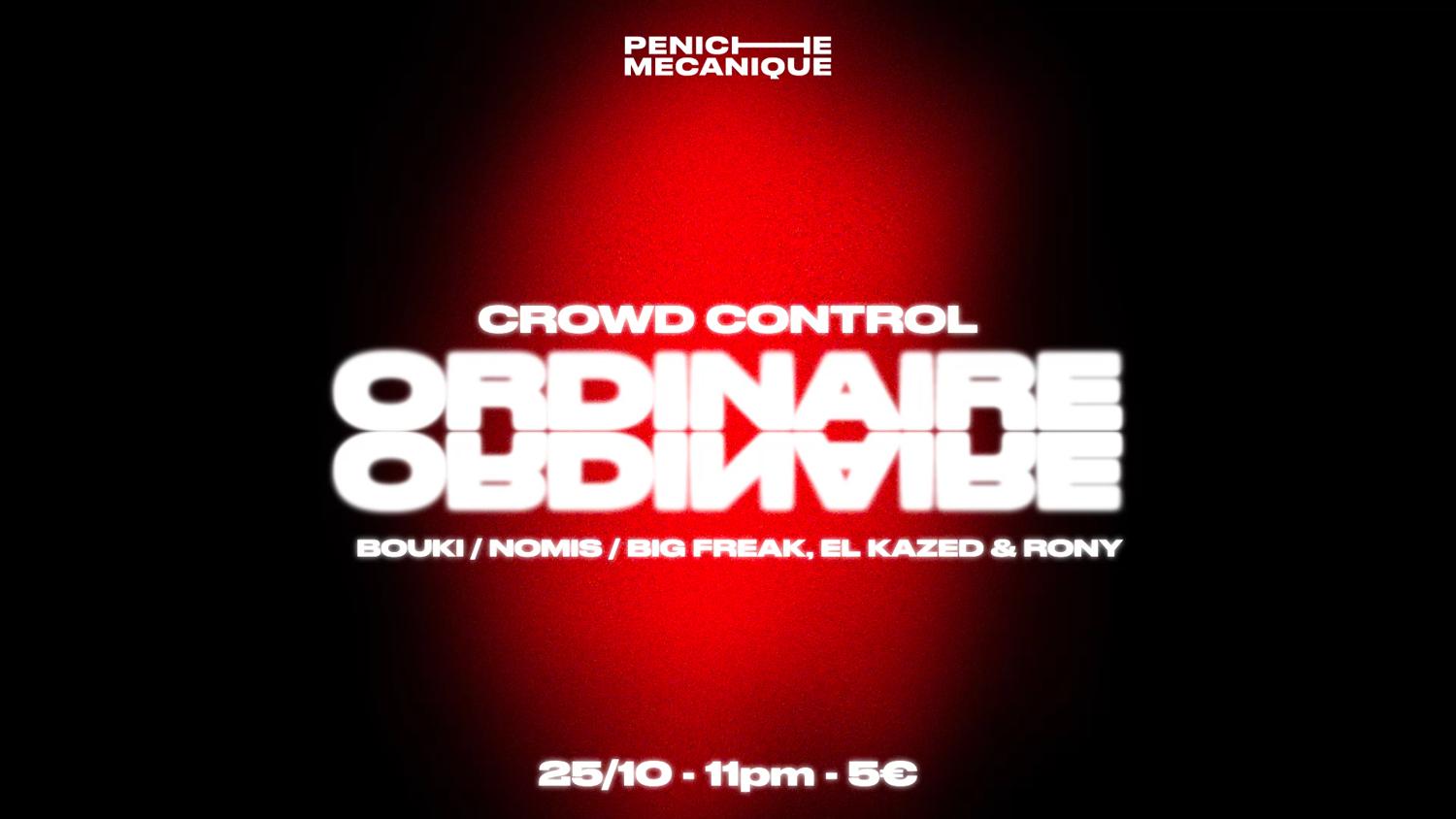 Ordinaire Records Invite Crowd Control