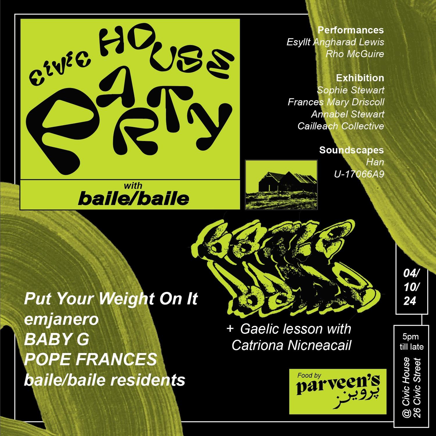 Civic House Party X Baile Baile