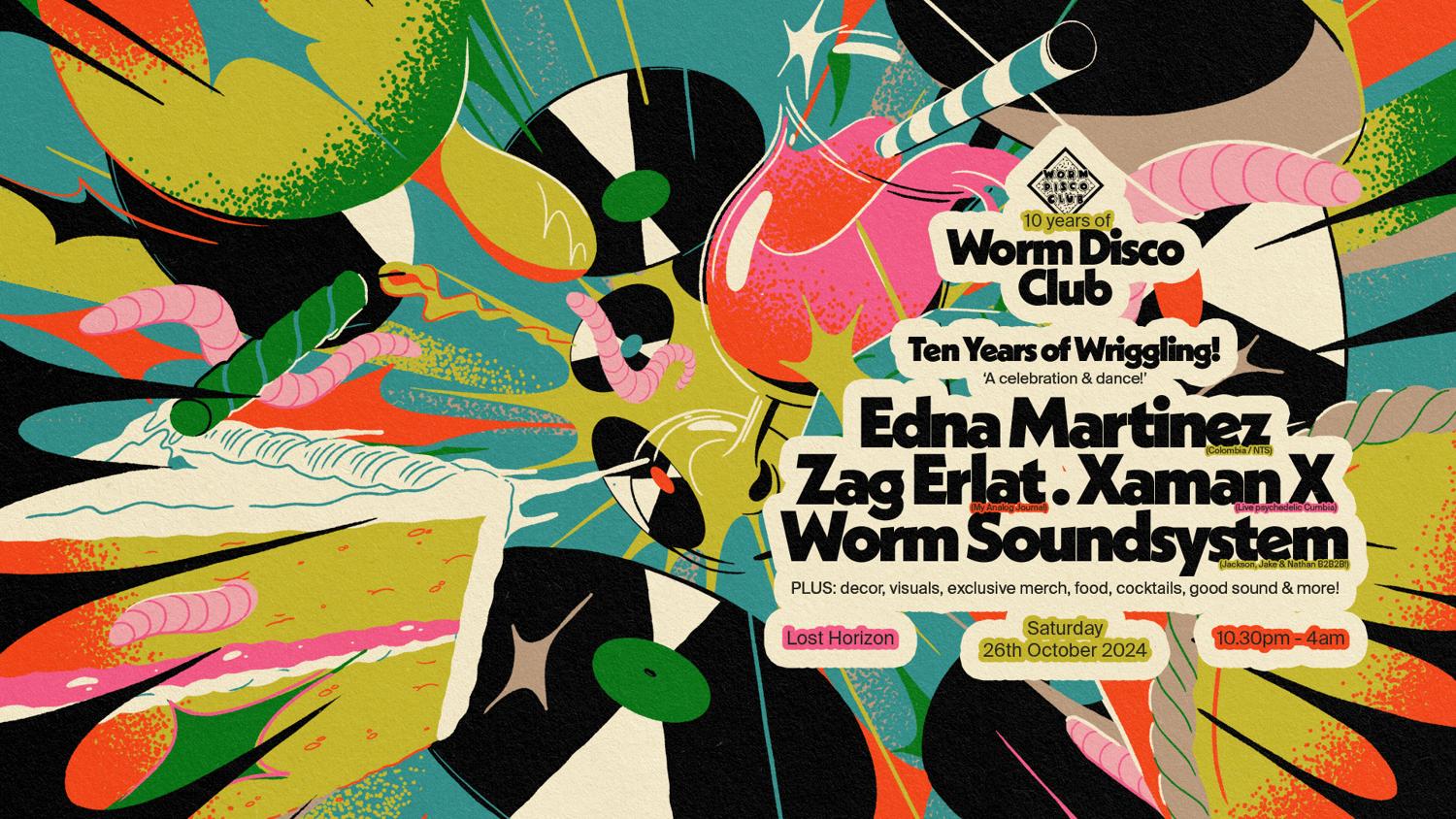 Worm Disco Club: 10Th Birthday Party 