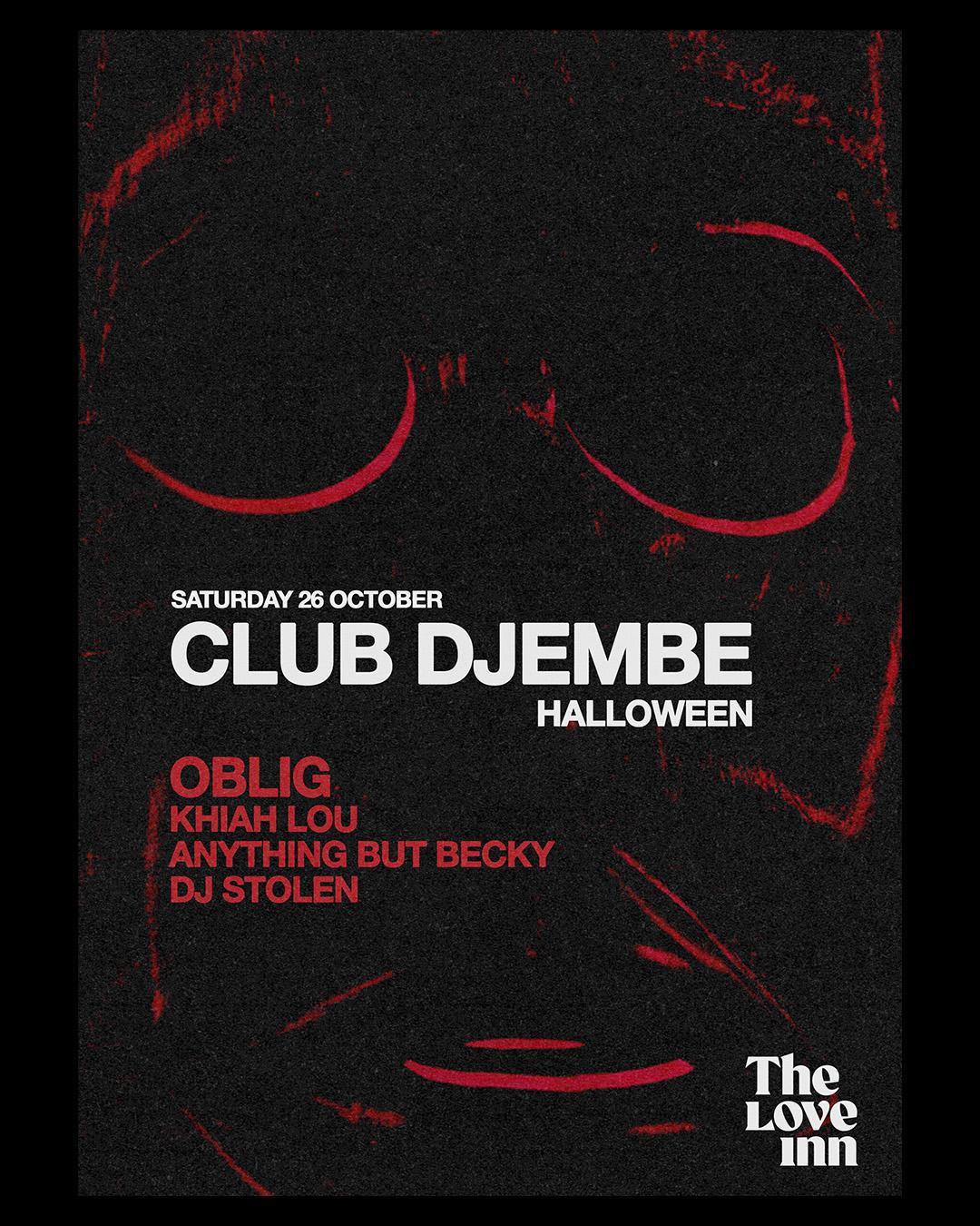 Club Djembe X The Love Inn Halloween Special