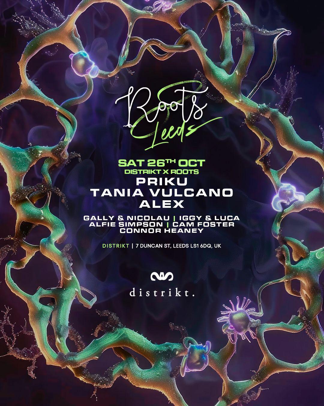 Distrikt Presents Roots Halloween - Priku, Tania Vulcano, Alex