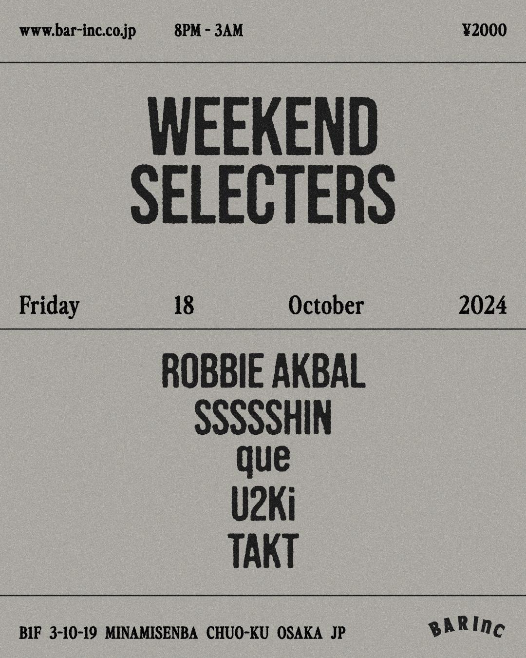 Weekend Selecters