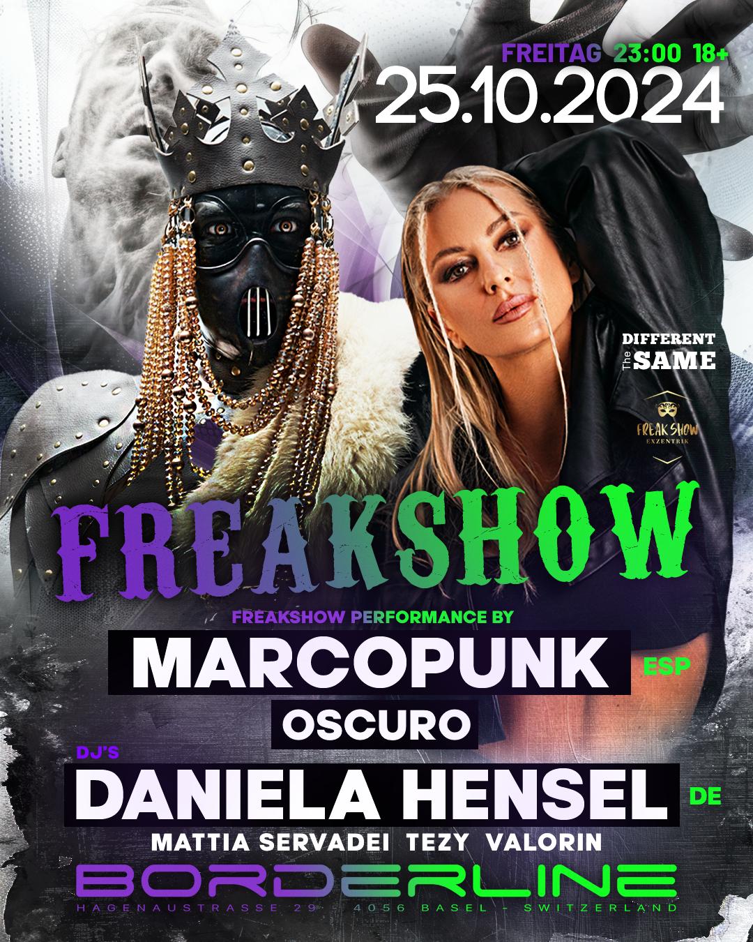 Freakshow W/ Daniela Hensel & Marcopunk