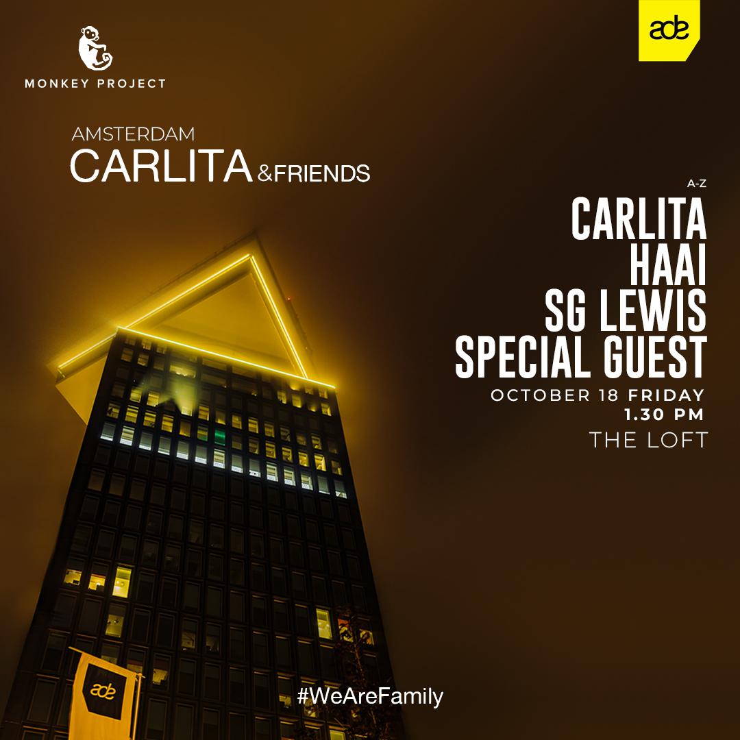 Monkey Project Presents: Carlita & Friends At A'Dam The Loft