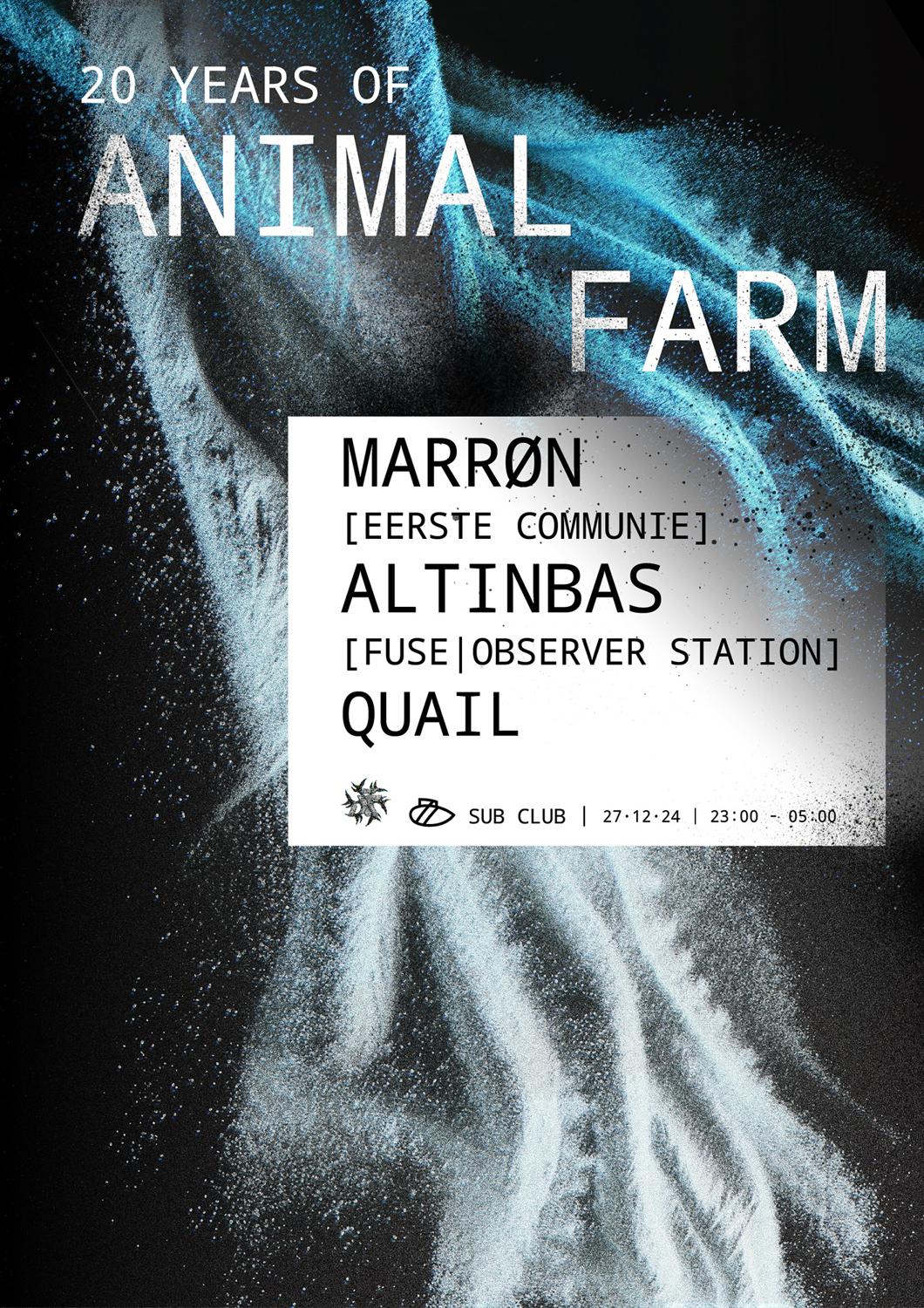 Animal Farm 20Th Birthday - Marrøn - Altinbas - Quail