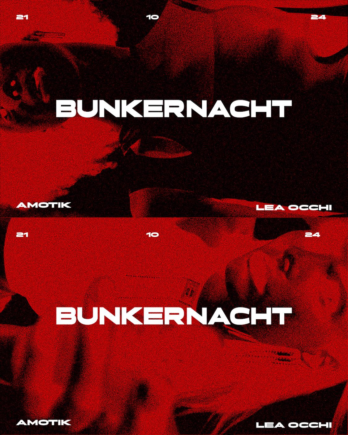 13 Jahre Bunkernacht With Lea Occhi + Amotik