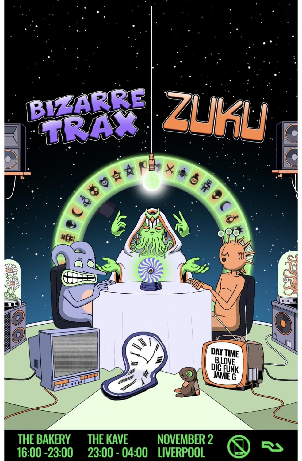 Bizarre Trax X Zuku: B.Love, Felon5 & Dig Funk