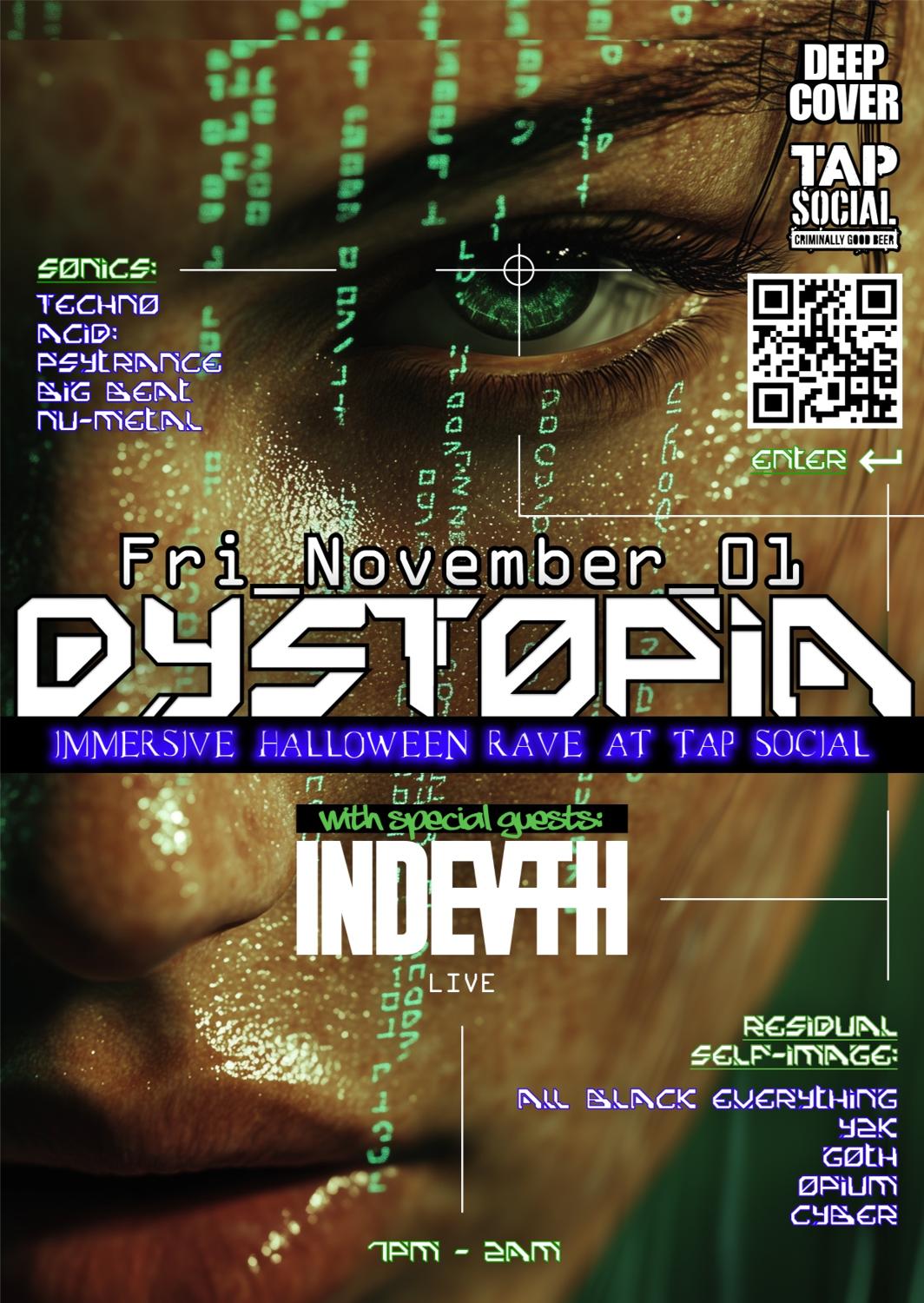 Dystopia: Immersive Halloween Rave At Tap Social