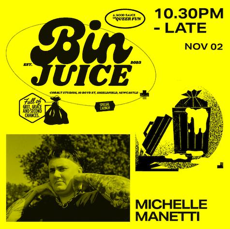 Bin Juice Presents: Michelle Manetti + Josh Bell 