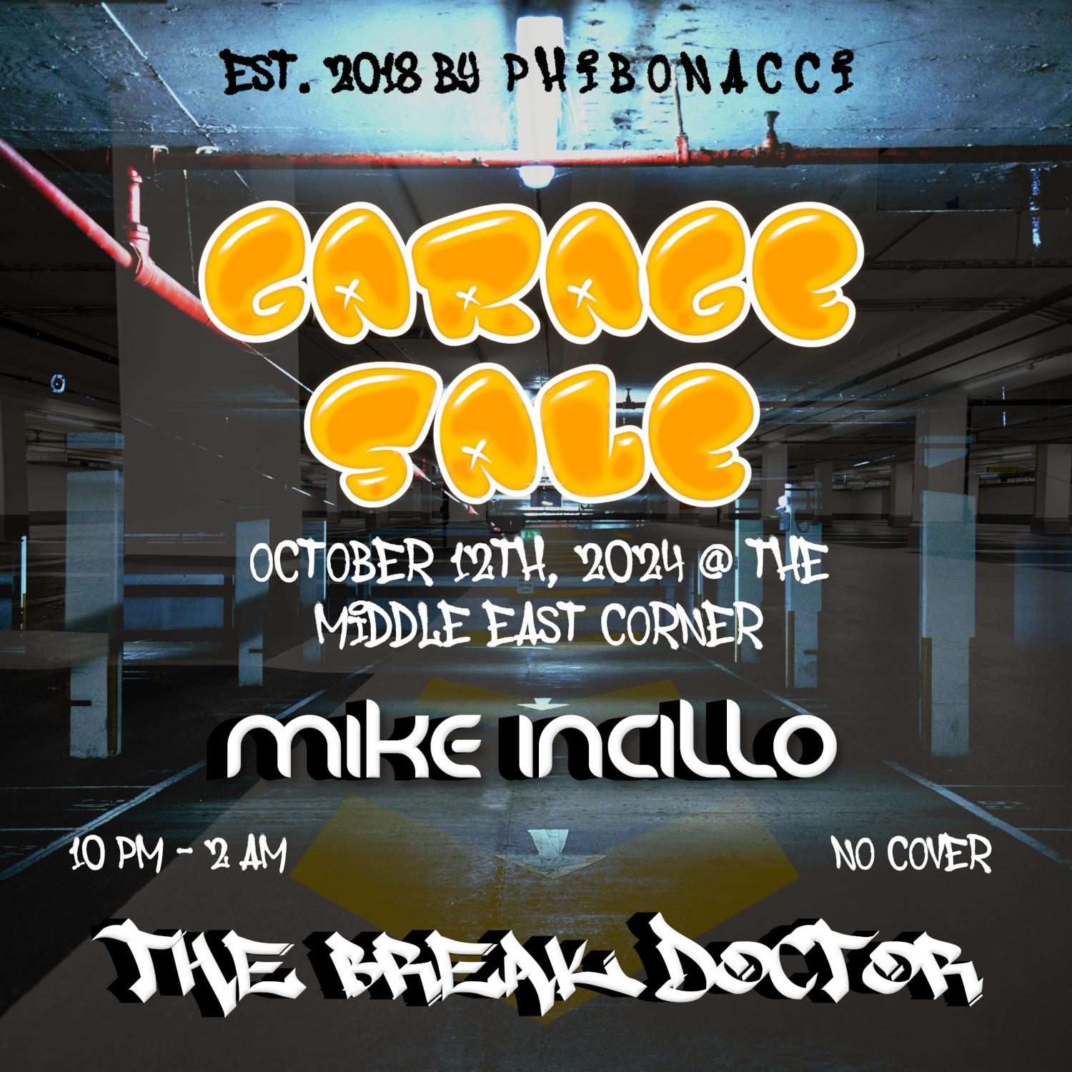 Garage Sale With The Break Doctor And Mike Incillo [Res Phibonacci]