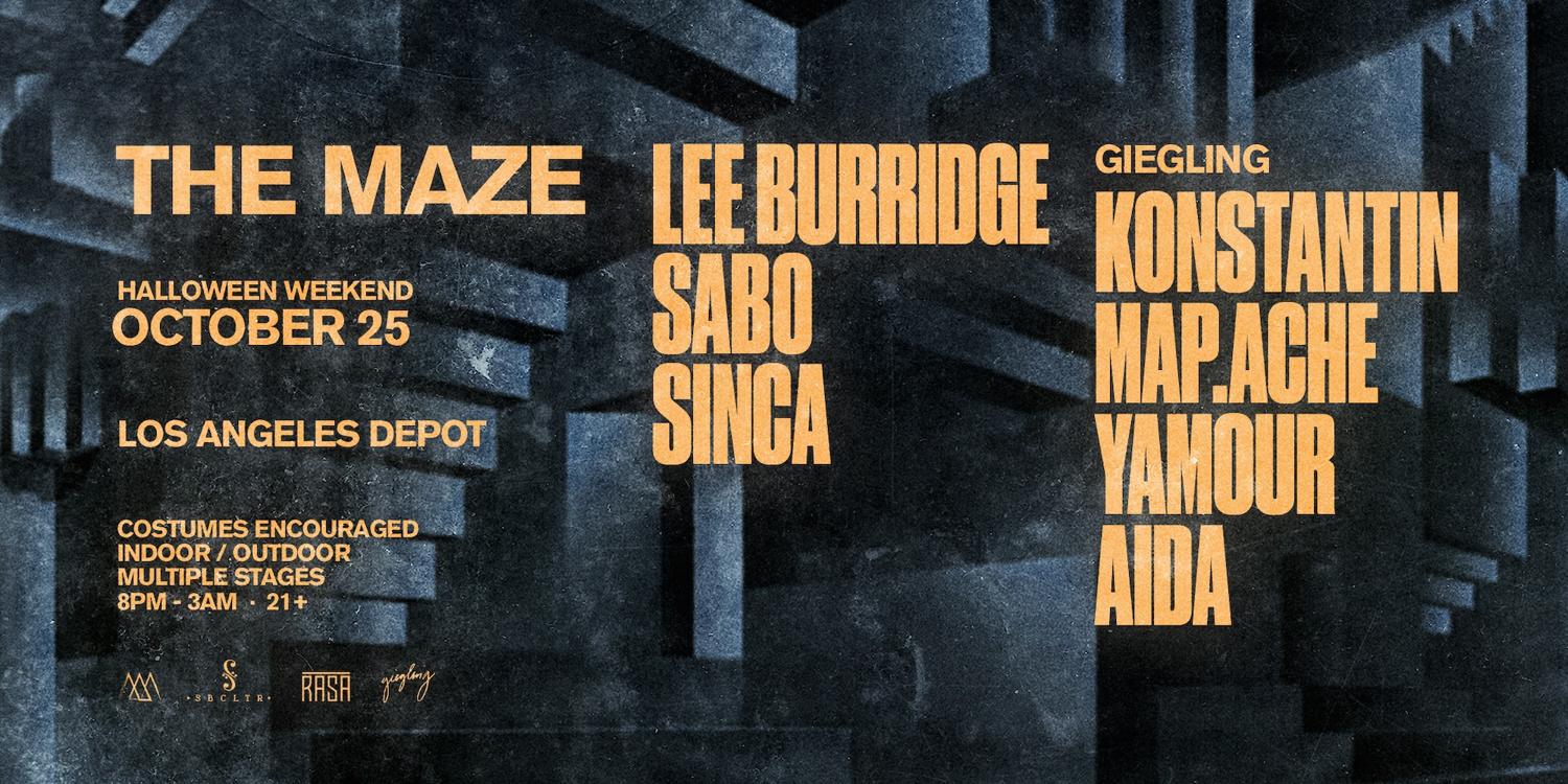 The Maze Halloween Feat. Lee Burridge, Sabo, Giegling