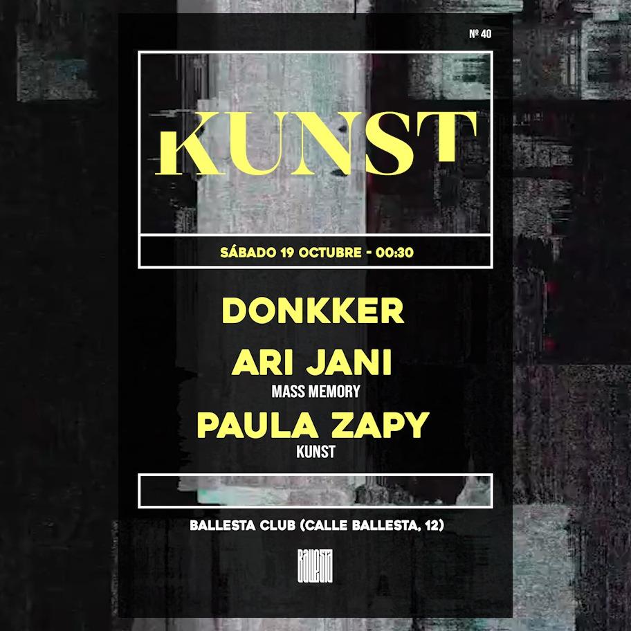 Kunst: Donkker + Ari Jani + Paula Zapy