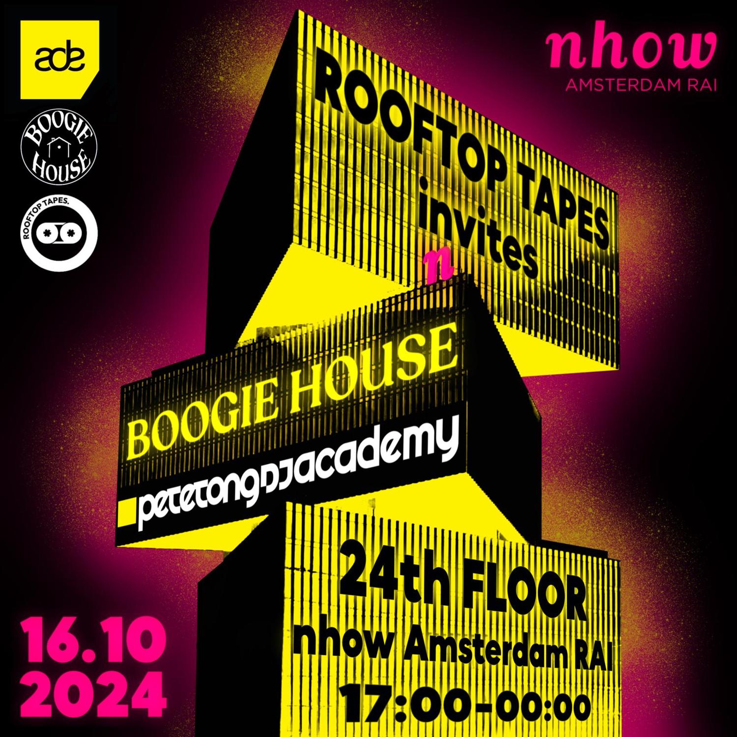 Rooftop Tapes Invites: Boogie House And Pete Tong Dj Academy