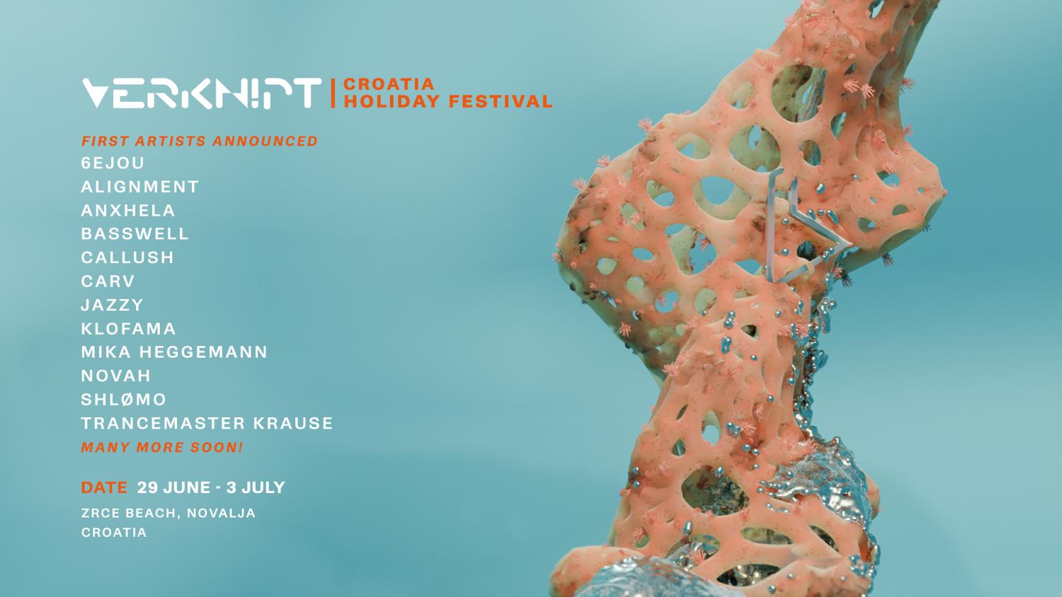 Verknipt Croatia 2025 - Holiday Festival | June 29 - July 3