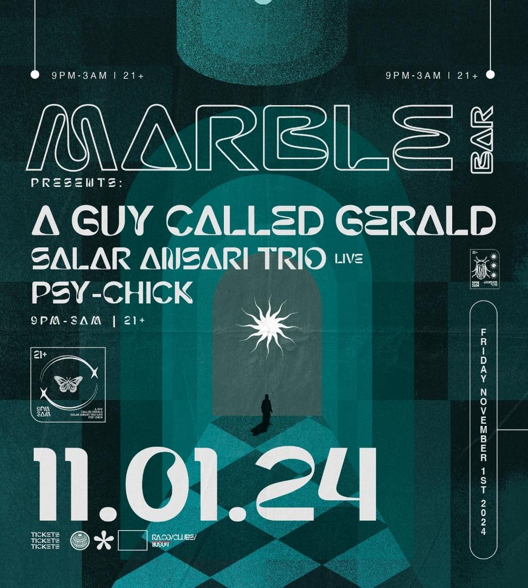 Marble Bar Pres: A Guy Called Gerald With Salar Ansari Trio And Psy-Chick