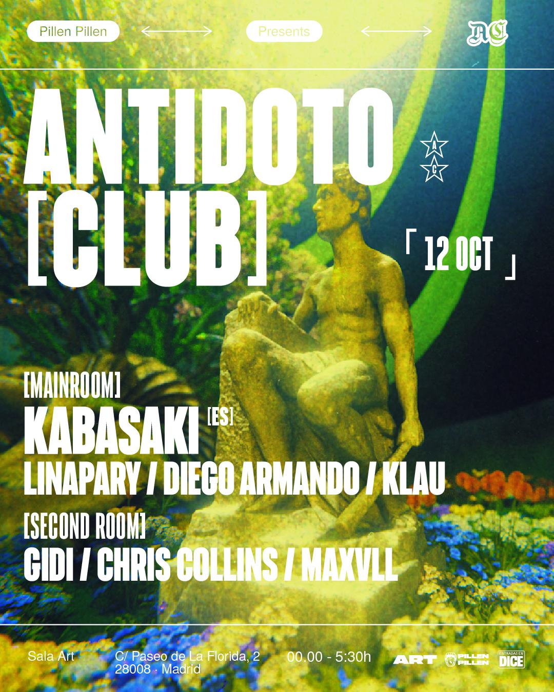 Antidoto Club: Kabasaki + Chris Collins