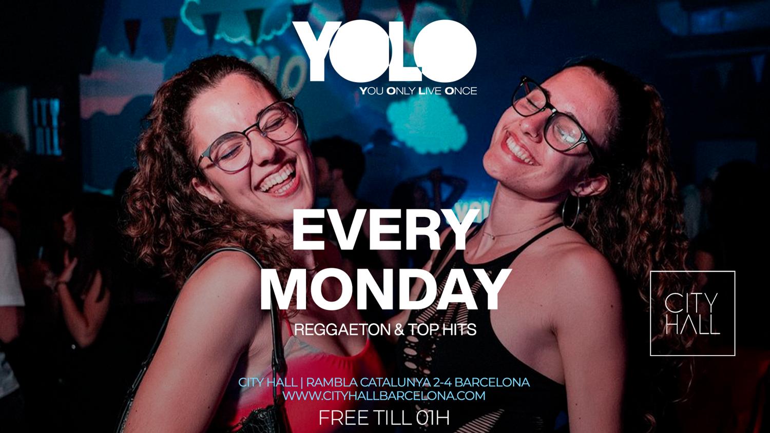 Yolo L Hits, Hip-Hop & Reggaeton L Guest List