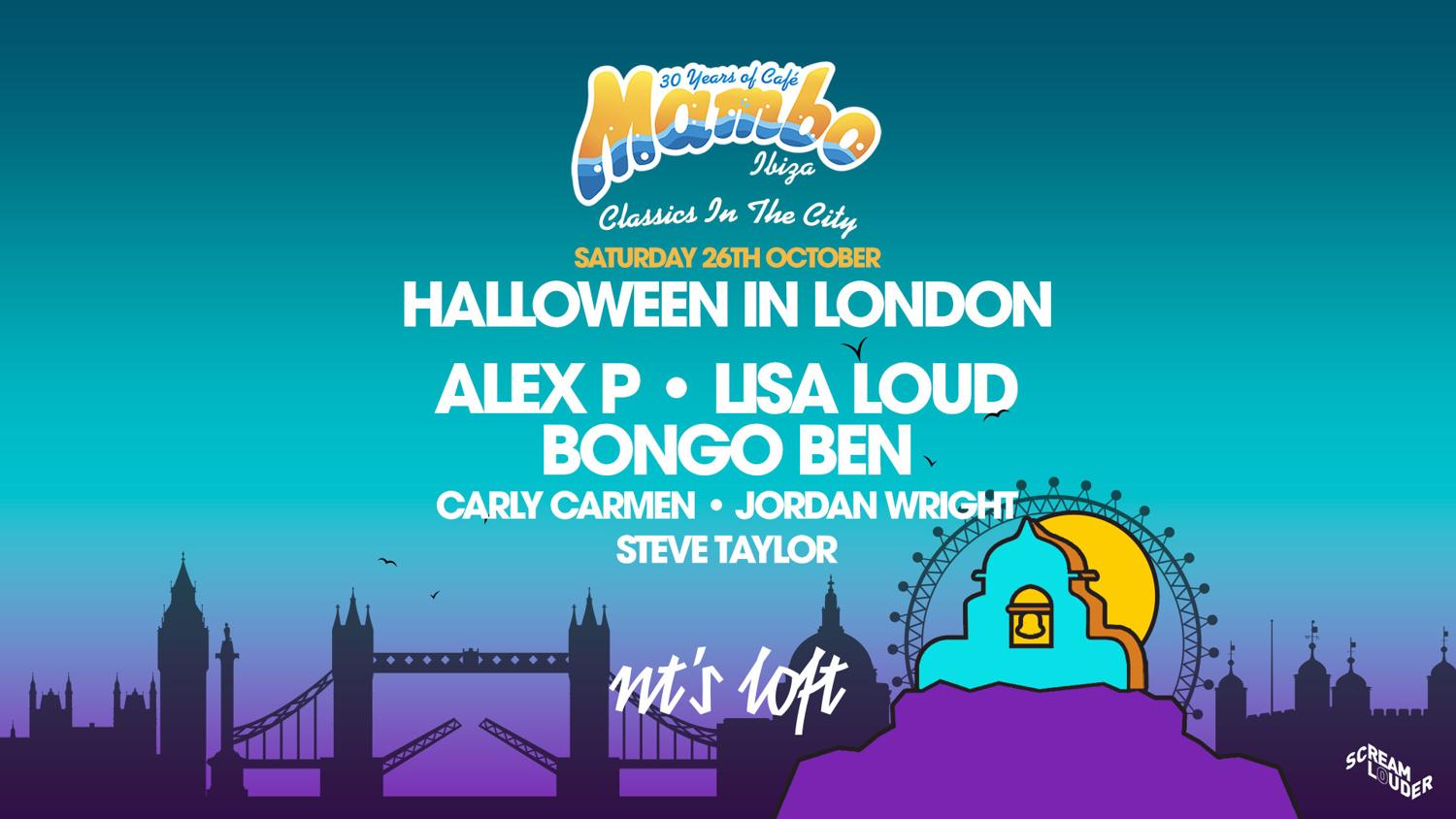 Cafe Mambo Ibiza Classics Halloween In London