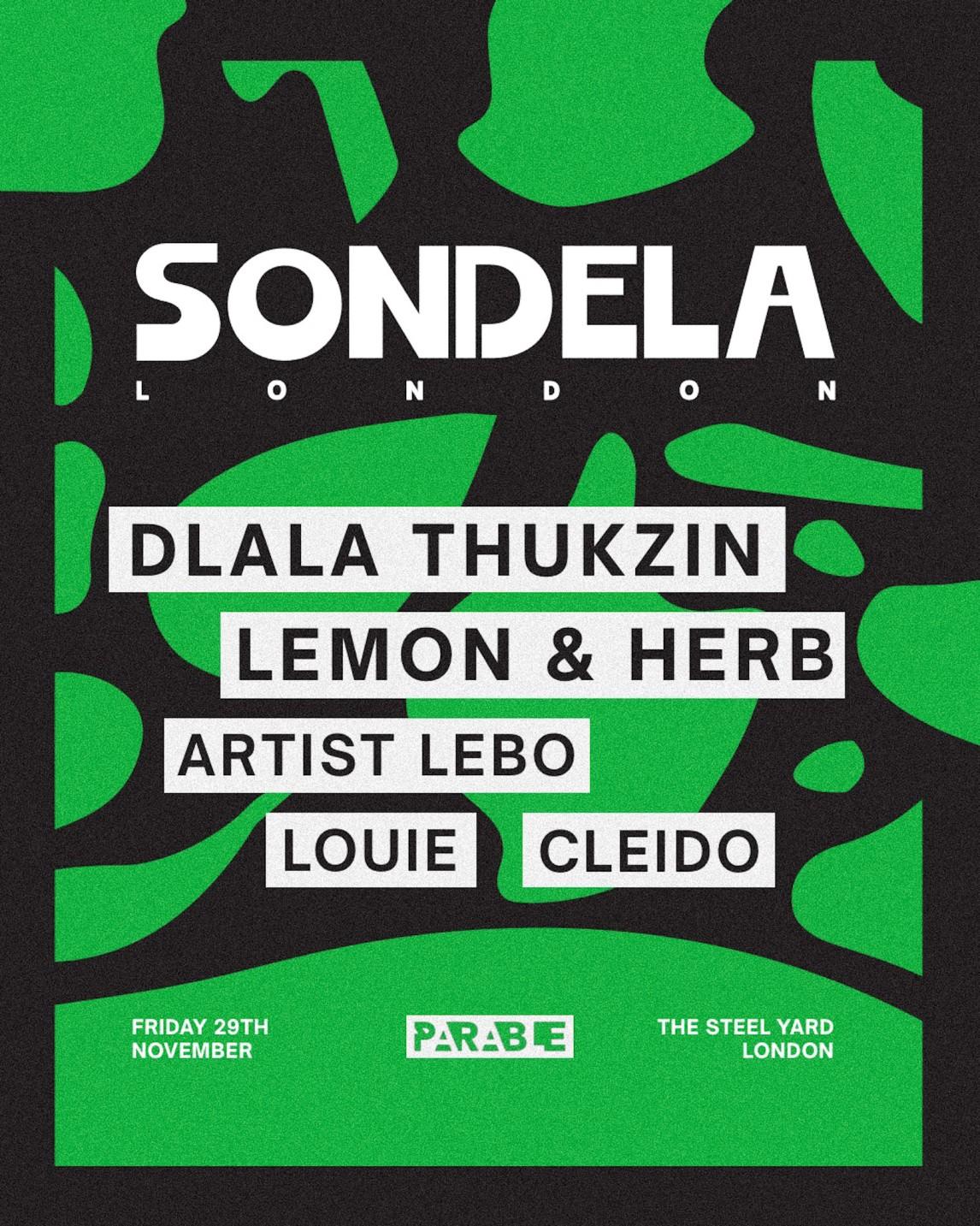 Sondela Presents: Dlala Thukzin, Lemon & Herb