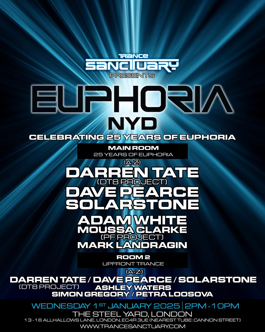 Trance Sanctuary Presents Euphoria Nyd