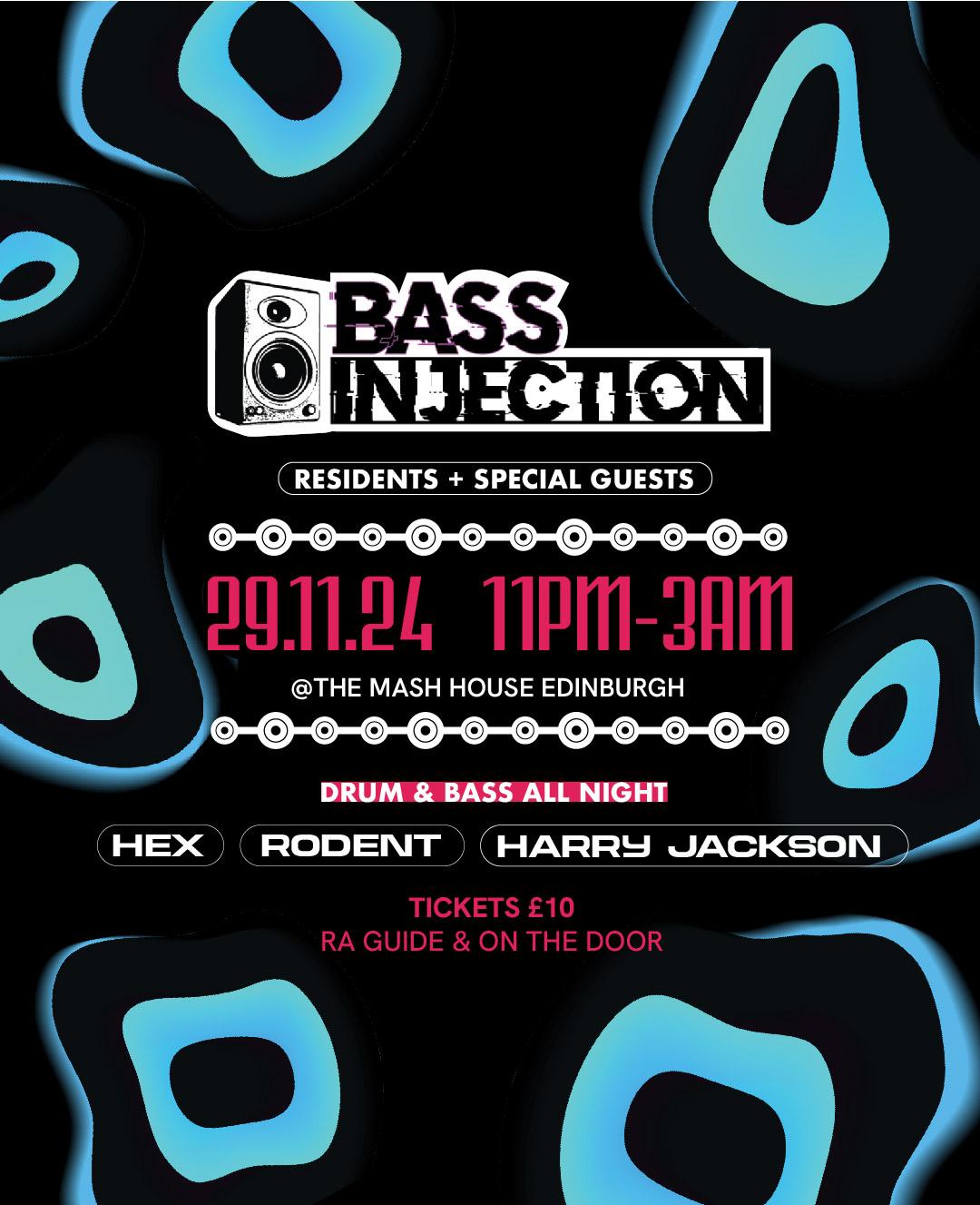 Bass Injection Presents - Hex (Symbiosis) - Harry Jackson - (Disorder) - Rodent (Alien Disko)