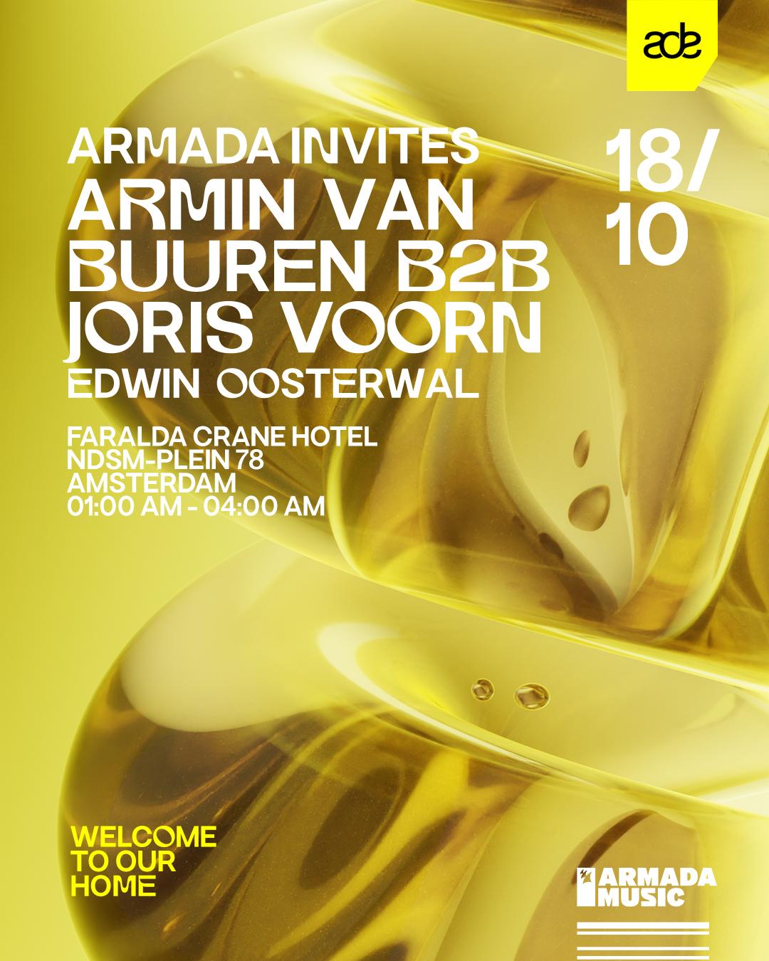 Armada Invites: Armin Van Buuren B2B Joris Voorn