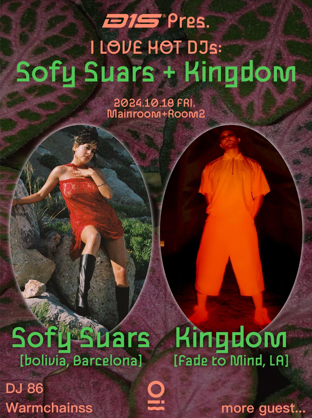 D1S Pres. I Love Hot Djs: Sofy Suars + Kingdom