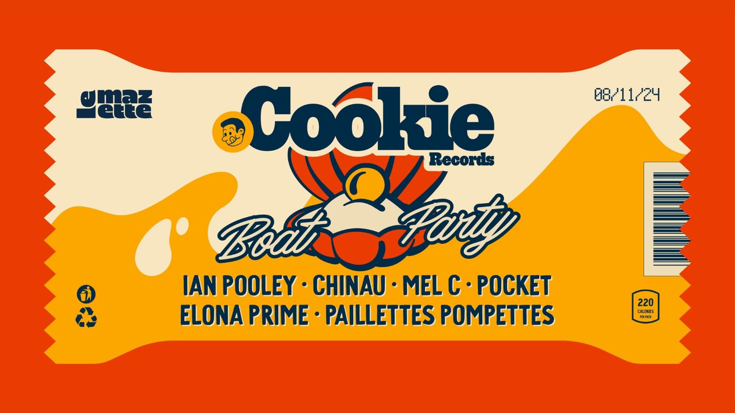 Cookie Records: Boat Party With Ian Pooley, Paillettes Pompettes