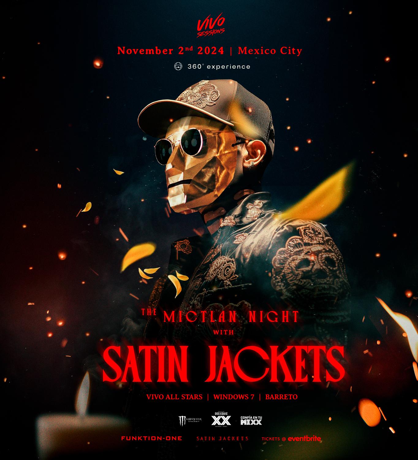 Satin Jackets At Cdmx - 360 Mictlan Party