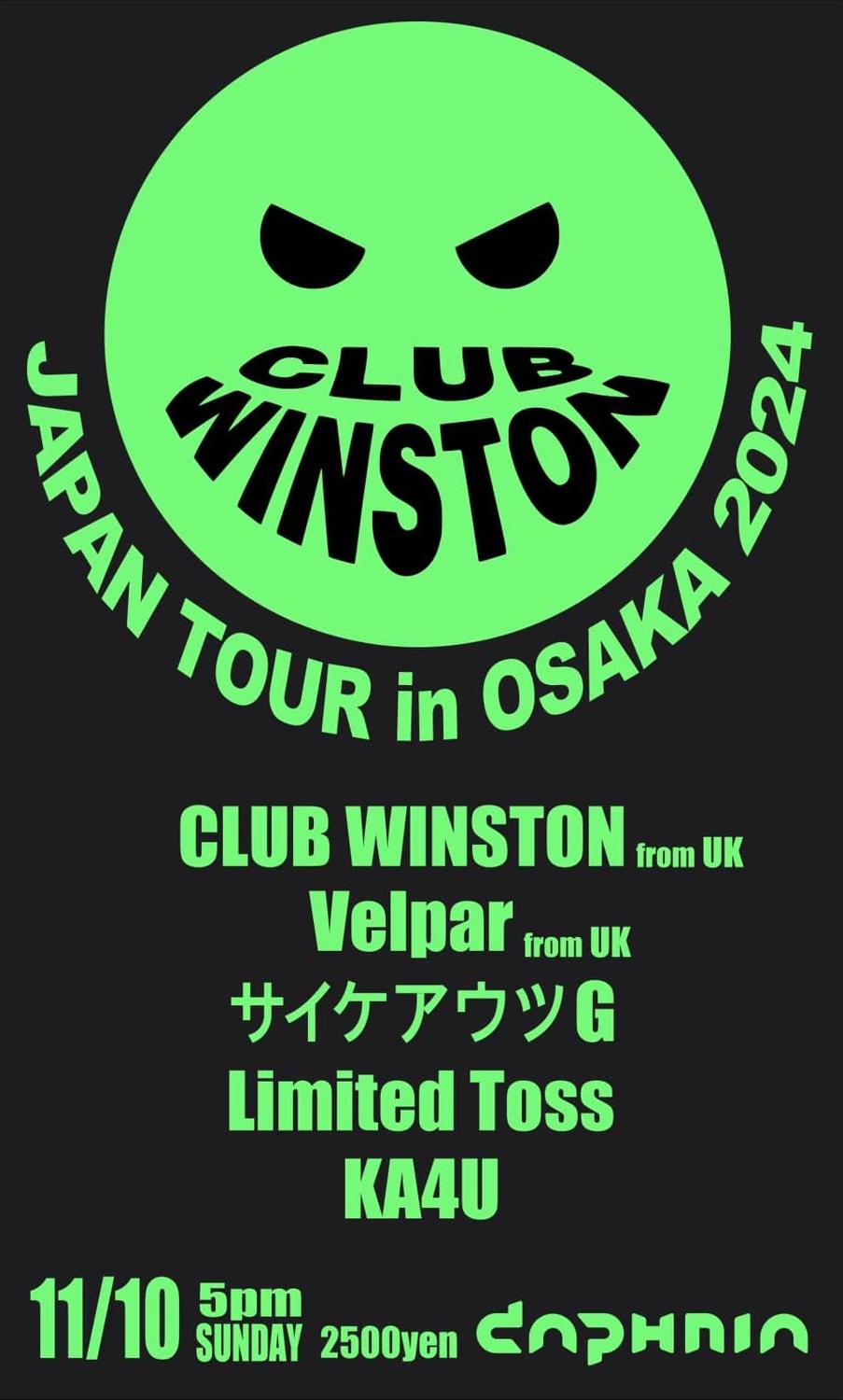 Club Winston Japan Tour In Osaka 2024