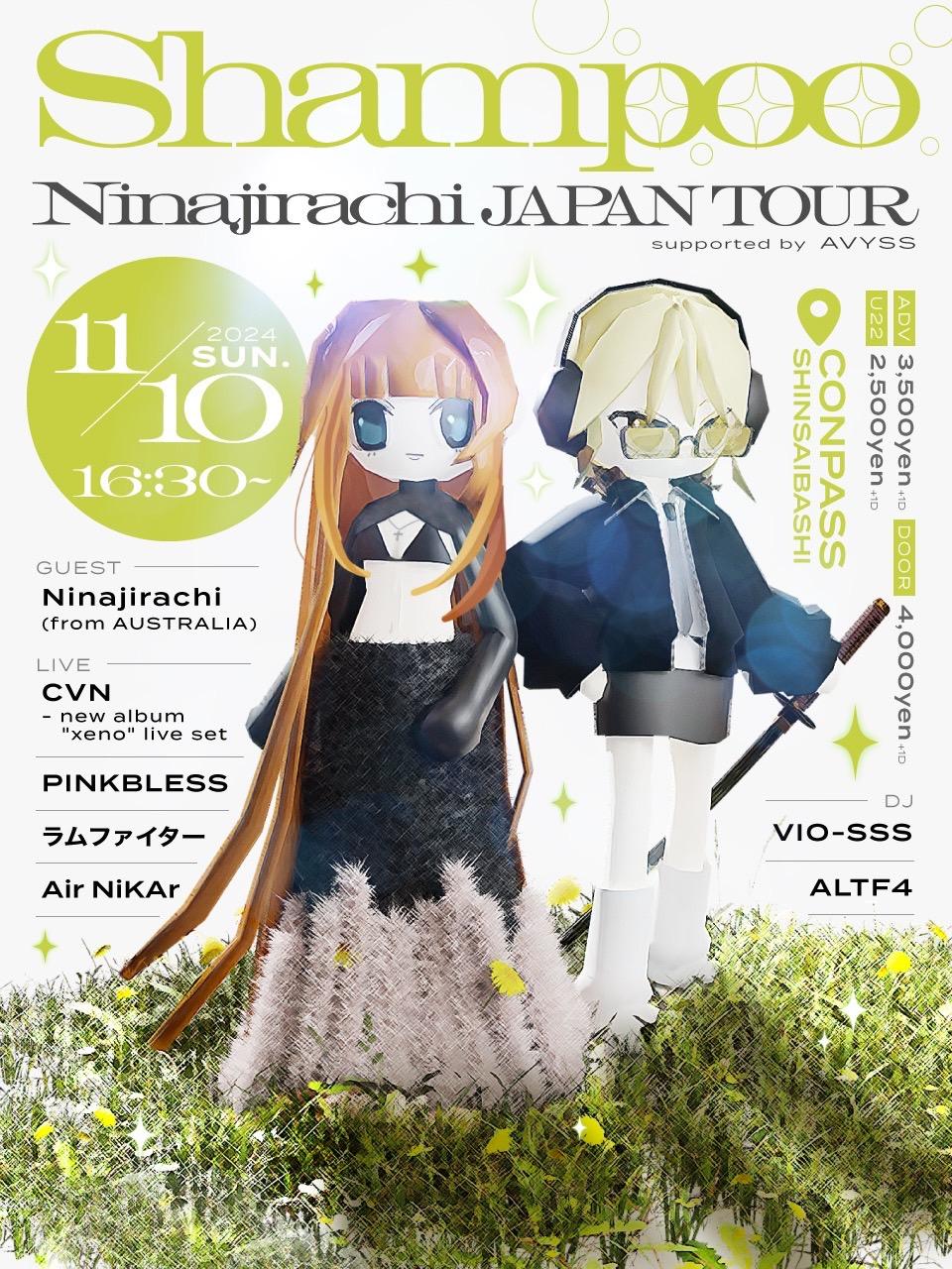 Shampoo - Ninajirachi Japan Tour - Supported By Avyss