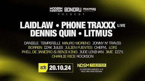 Modern Funktion X Bondru Collective X Mixmag Nl With Laidlaw, Phone Traxxx, Dennis Quin, Litmus