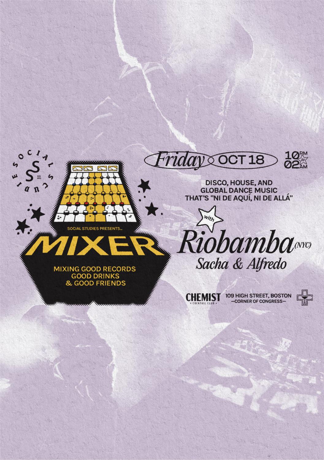 Social Studies Presents: Mixer With Riobamba (Nyc)