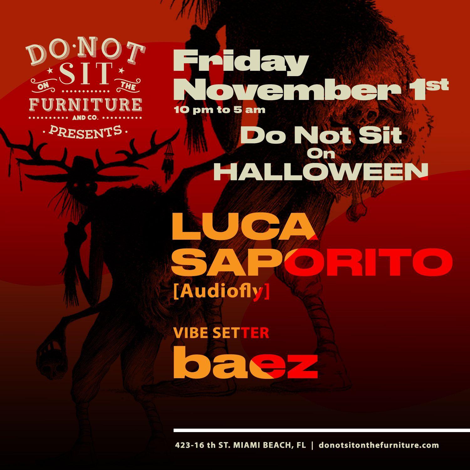 Do Not Sit On Halloween: Luca Saporito [Audiofly]