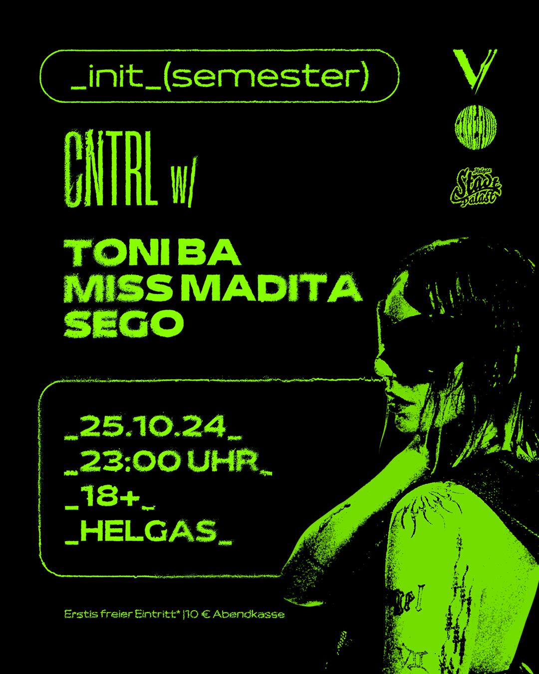 Cntrl W/ Toni Ba - Pres. By Vibratan