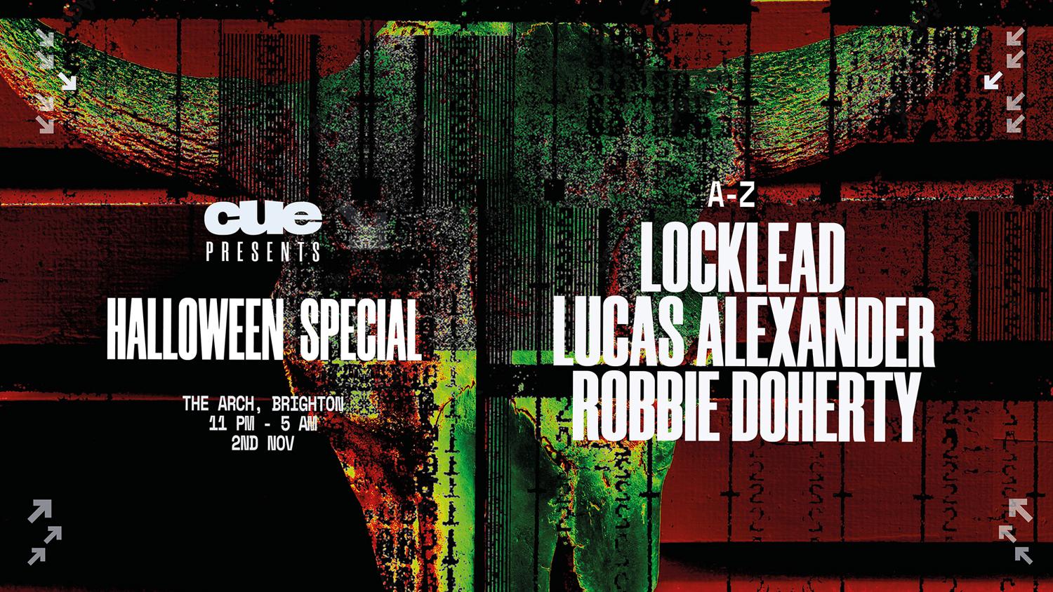 Cue Presents: Locklead, Lucas Alexander, Robbie Doherty