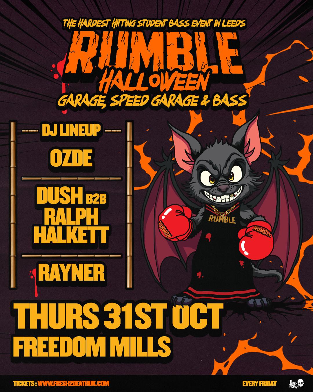 Rumble Halloween - Garage, Speed Garage & Bass